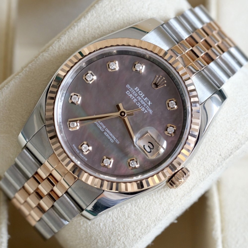 Đồng hồ Rolex DateJust 116231 Mặt MOP Cọc kim Size 36mm