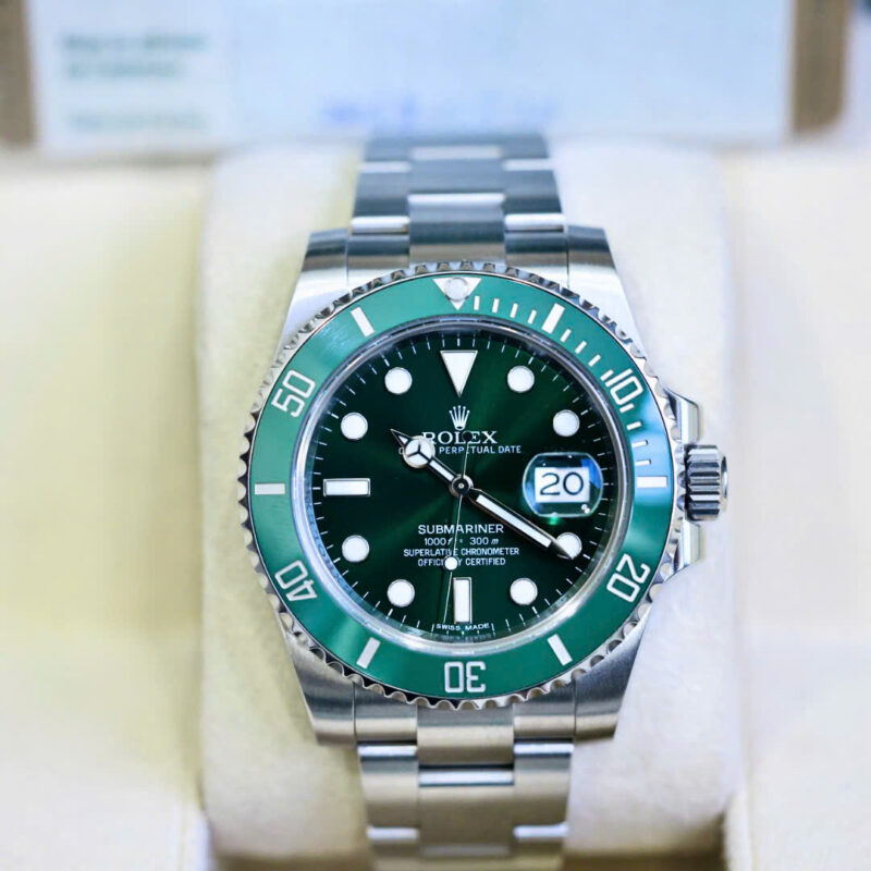 Đồng Hồ Rolex Submariner Date 116610LV Xanh Lá "Hulk"