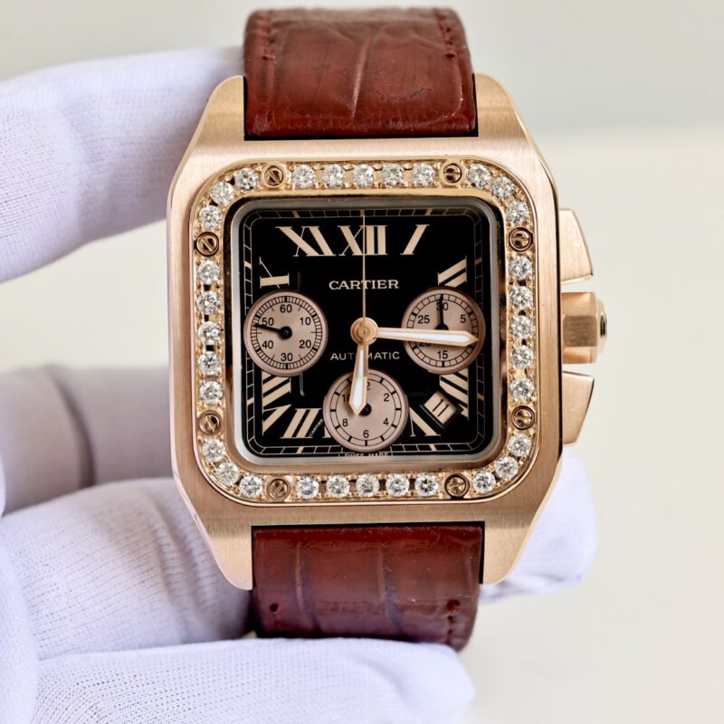 Đồng hồ Cartier Santos 100 Chronograph