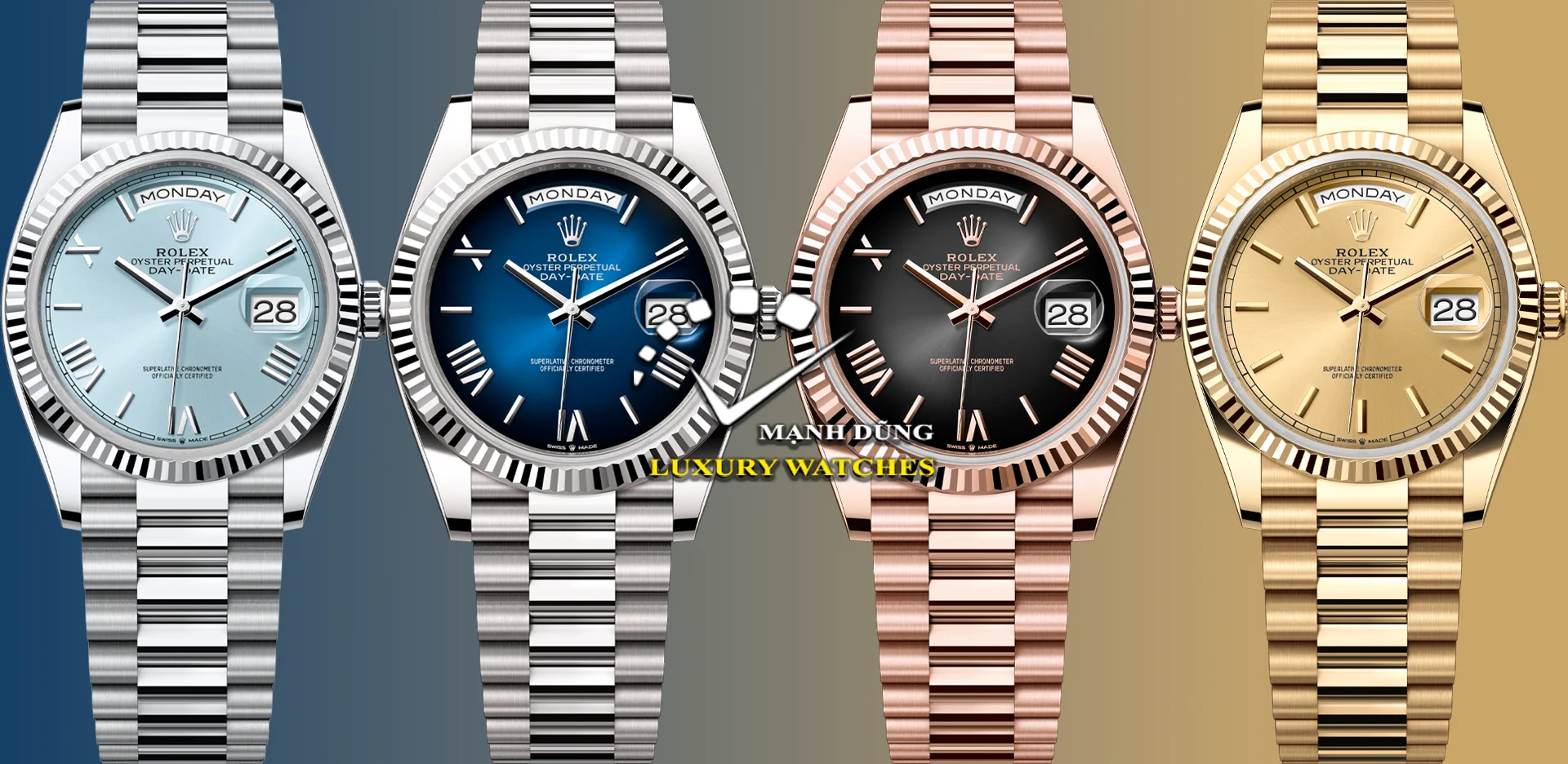 Rolex Day-Date (President) – Tuyệt Tác Đẳng Cấp Dành Cho Những Nhà Lãnh Đạo