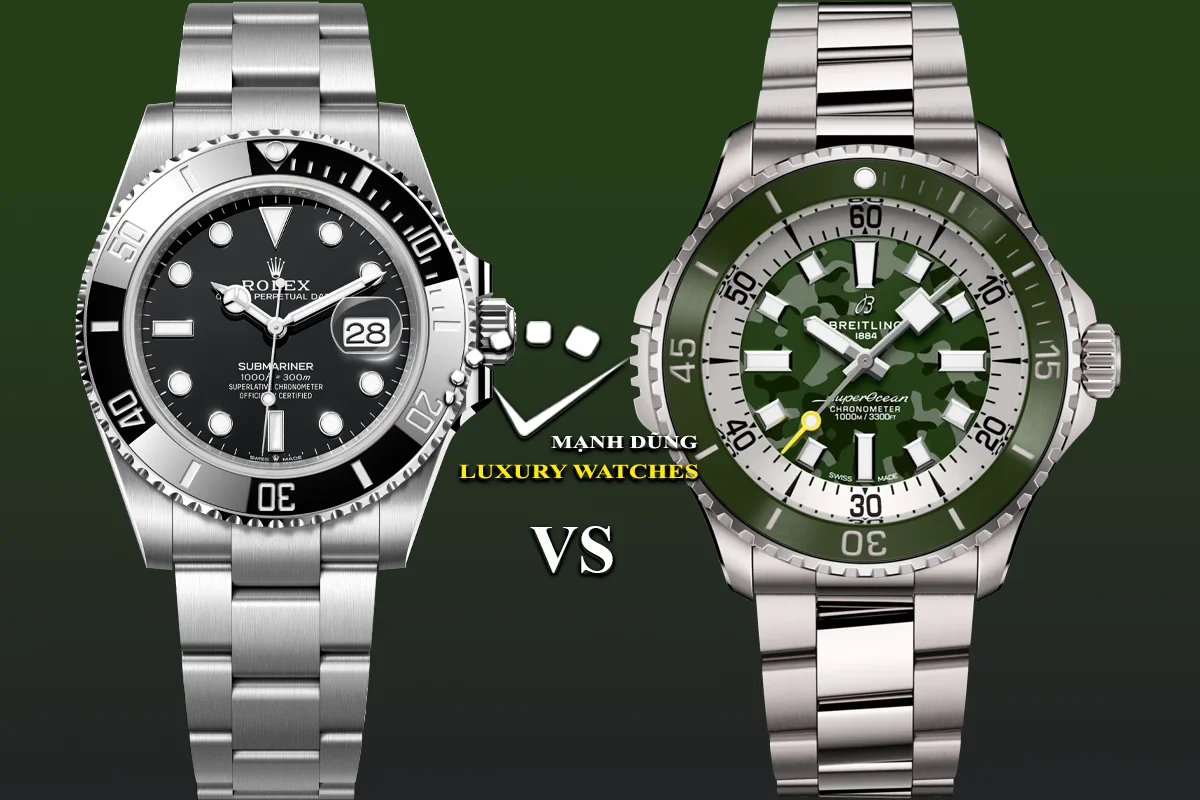 Rolex Submariner vs. Breitling Superocean: Cuộc Đối Đầu Của Hai Huyền Thoại Đồng Hồ Lặn