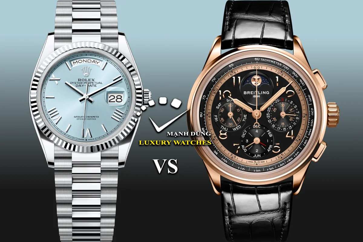 Vẻ Đẹp Thu Hút: Rolex Sang Trọng, Breitling Mạnh Mẽ - Phong Cách Nào Cho Bạn?