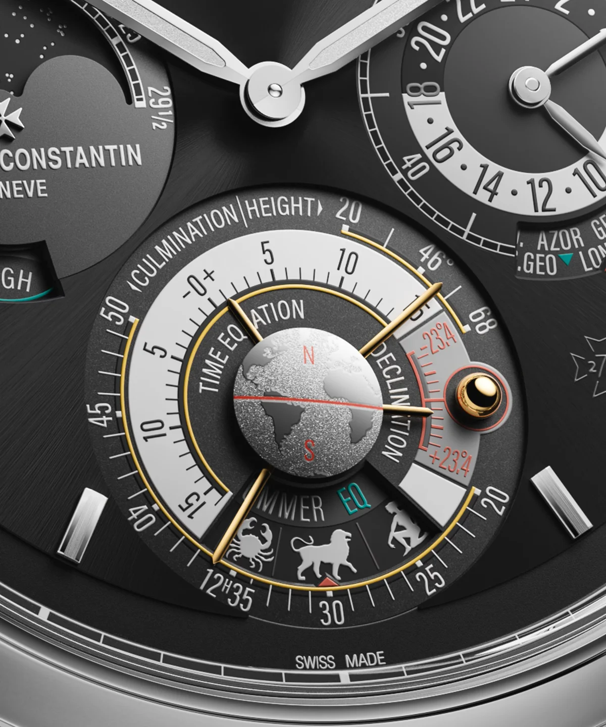 Tâm Điểm "Solaria": Cụm Complication Mặt Trời Độc Đáo Tại Vị Trí 6 Giờ