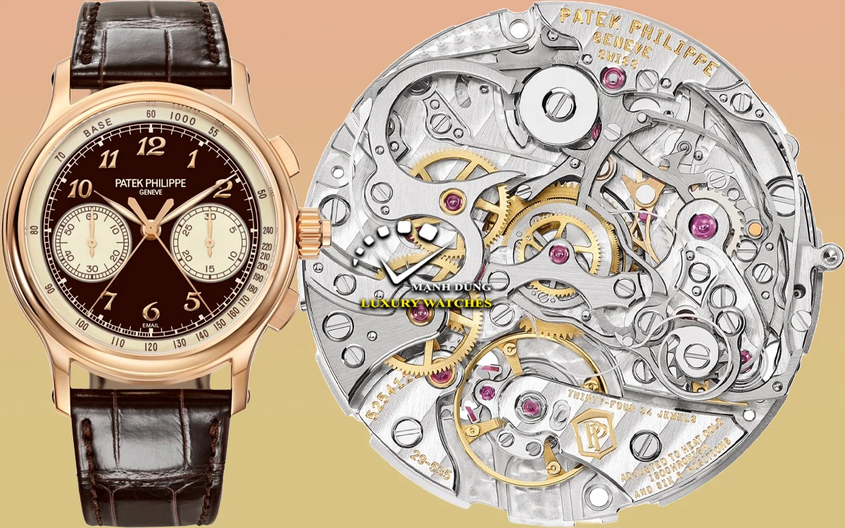 Đồng hồ Patek Philippe Grand Complications Ref. 5370R: Nghệ Thuật Split-Seconds Chronograph Trong Sắc Vàng Hồng Cổ Điển