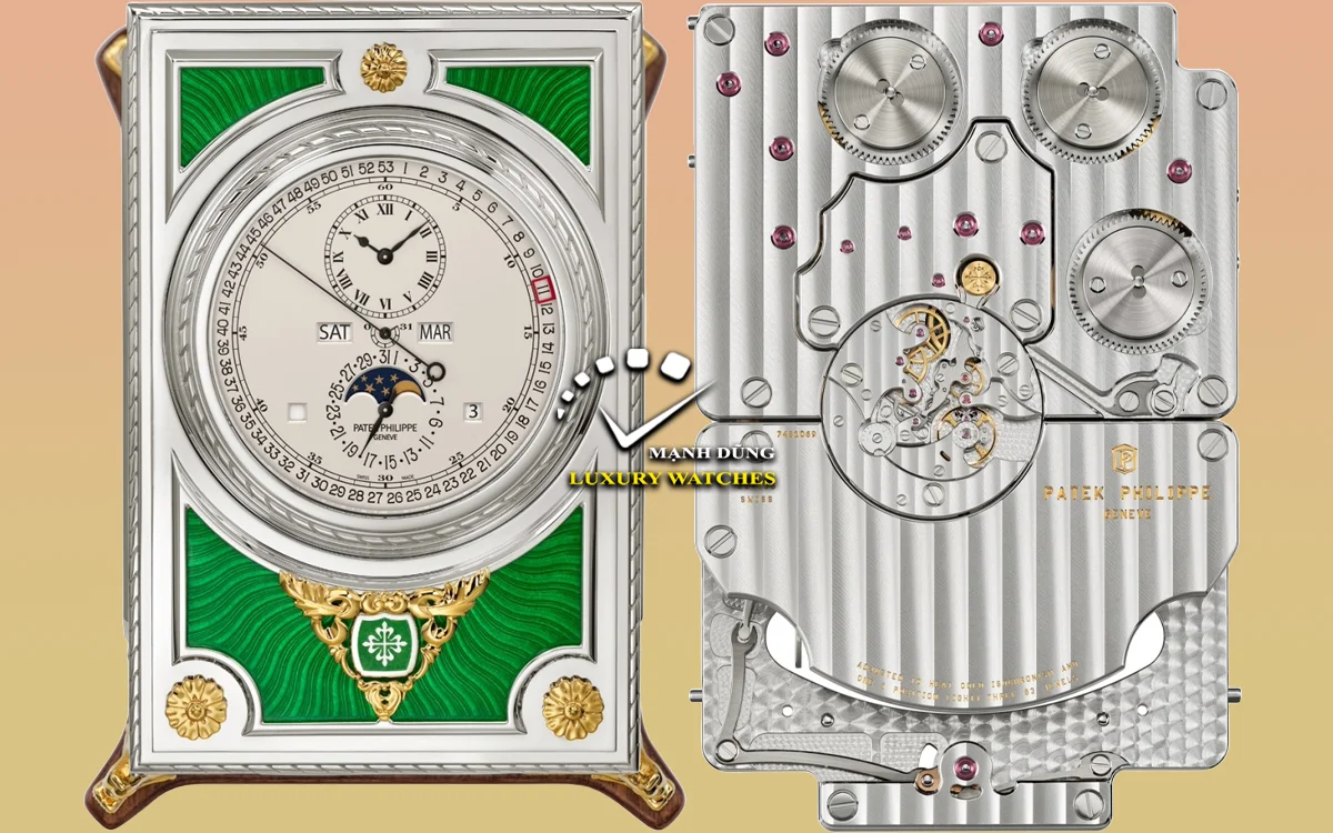 Đồng hồ Patek Philippe Grand Complications Desk Clock Ref. 27000M: Tuyệt Tác Nghệ Thuật Cơ Khí Trên Bàn Làm Việc
