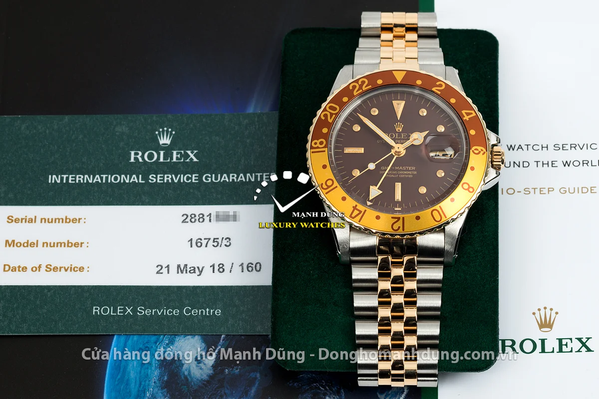 Đồng hồ Rolex GMT-Master 1675/3