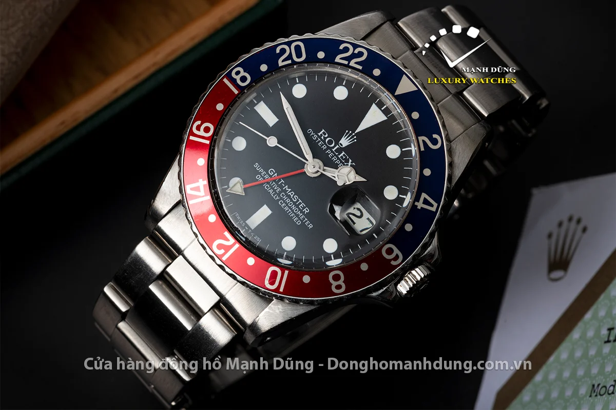 Đồng hồ Rolex GMT-Master 16750 (Khoảng 1981 - 1988): Bước đệm hiện đại hóa với Quickset Date