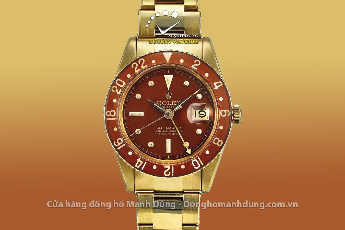 Đồng hồ Rolex GMT-Master 6542/8 vàng vàng 18k