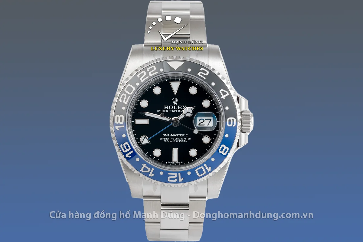 Đồng hồ Rolex GMT-Master II Ref. 116710BLNR biệt danh Batman