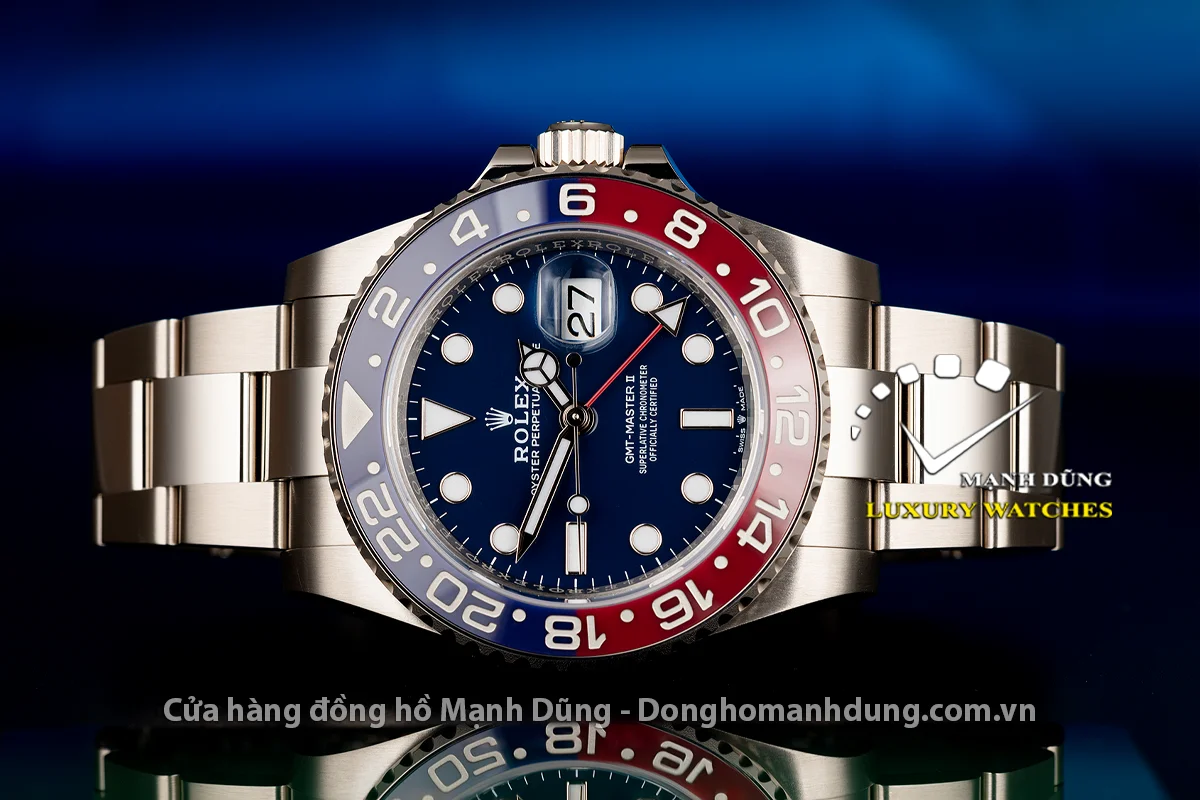 Cập nhật "Pepsi" Vàng trắng: Rolex GMT-Master II Ref. 126719BLRO