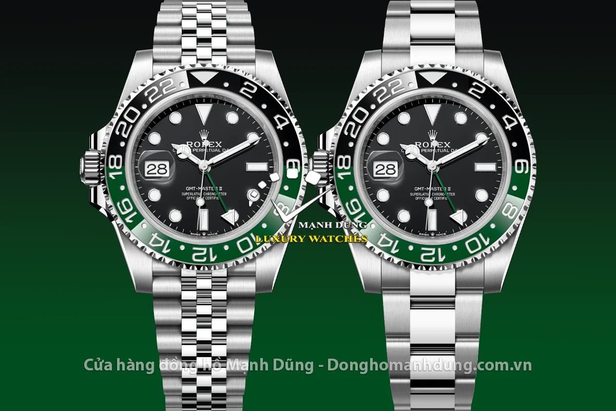 Rolex GMT-Master II Ref. 126720VTNR: Thiết kế "Destro" Phá cách và Phối màu Bezel Mới lạ
