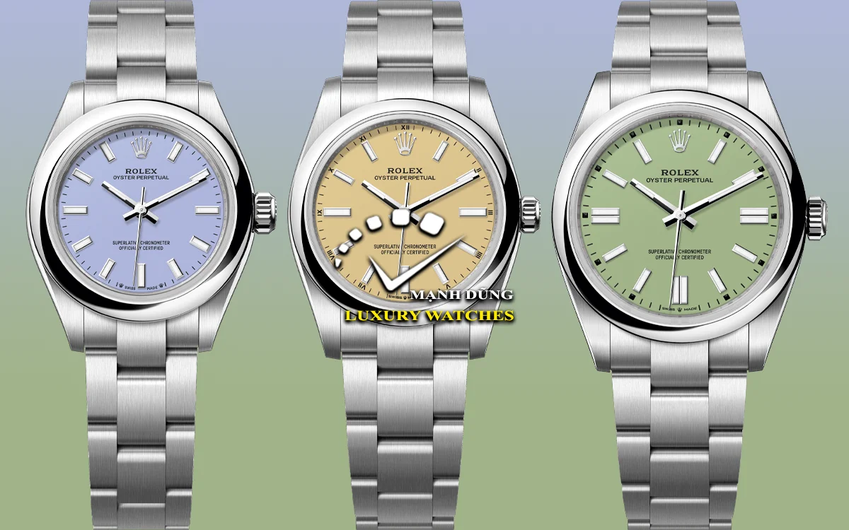 Đồng hồ Rolex Oyster Perpetual 2025: Phong cách kinh điển, thêm lựa chọn mới